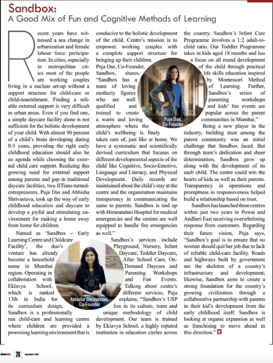 Daily activities for preschool